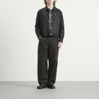 AMI Paris Men's Denim Jacket With Ami De Coeur Stud in Noir