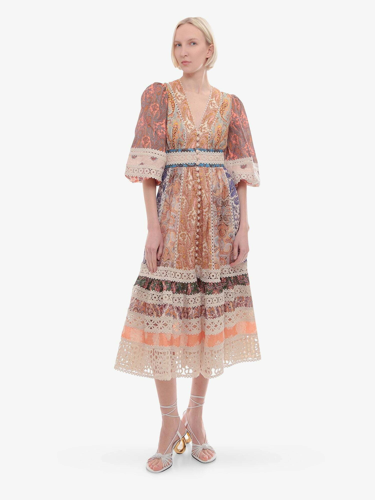 Zimmermann Multicolor Cotton Casual Dress