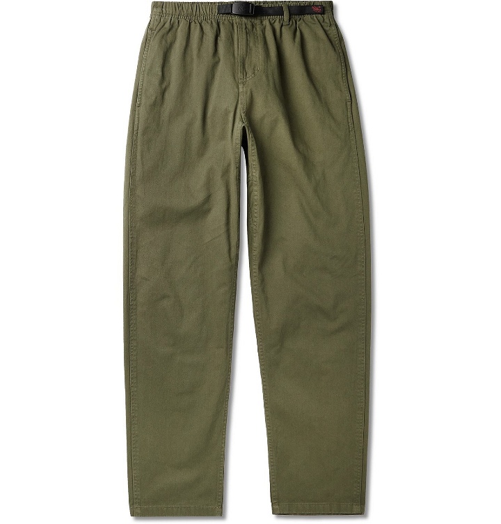 Photo: Gramicci - Gramicci Belted Cotton-Twill Trousers - Green
