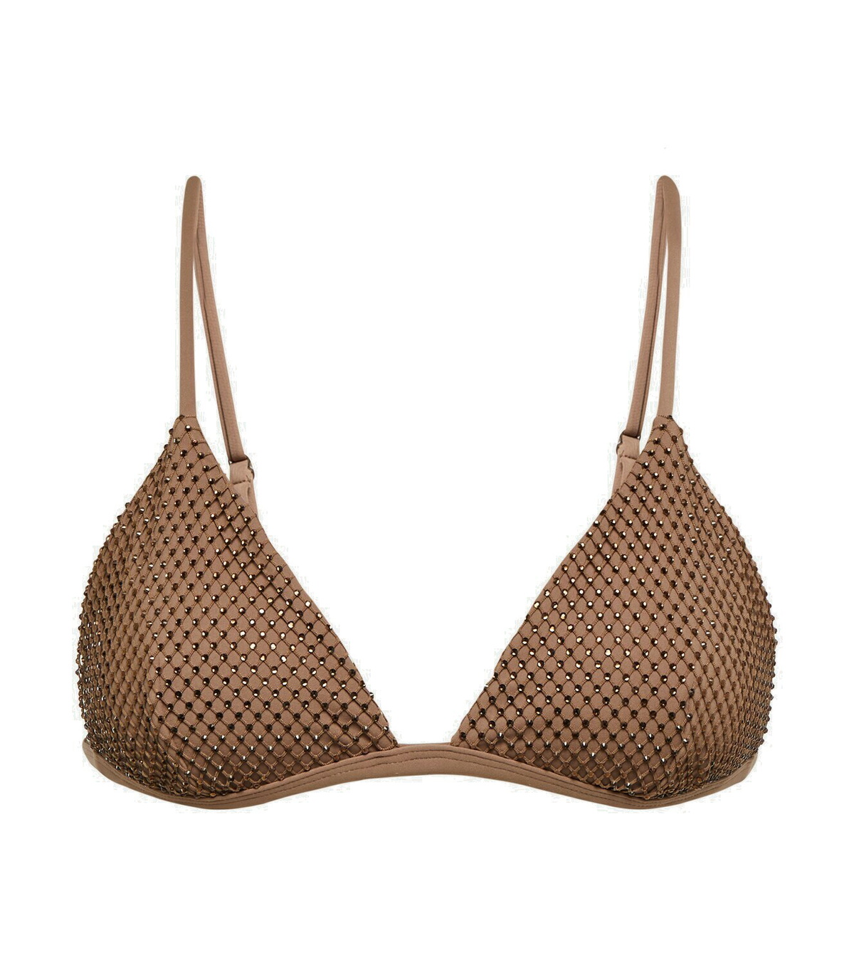 【Simkhai】 Joelle embellishedビキニトップ Simkhai - Joelle crystal-embellished bikini top Simkhai
