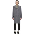 AMI Alexandre Mattiussi Blue Unconstructed Coat