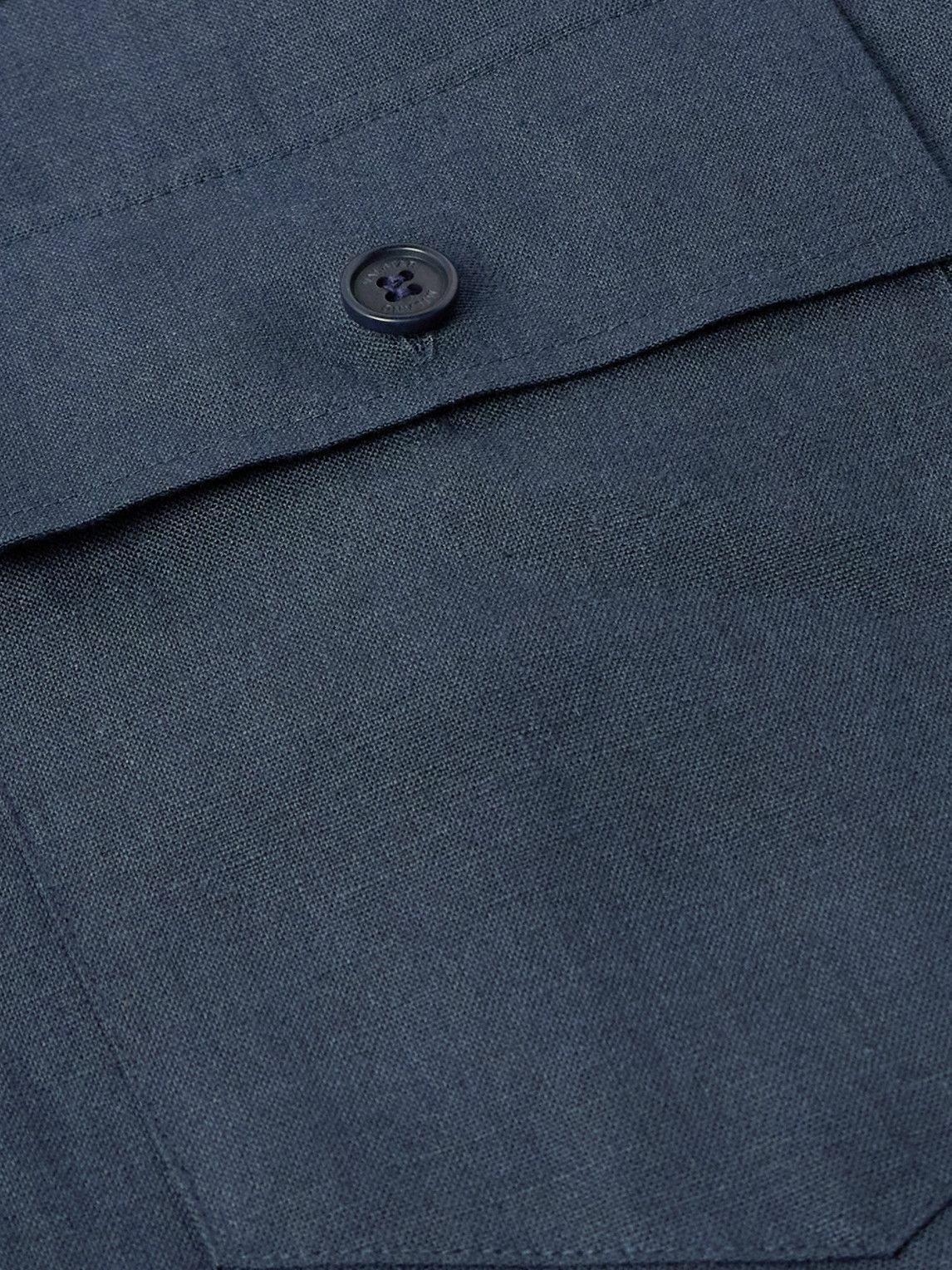 Valstar - Brixton Linen Overshirt - Blue
