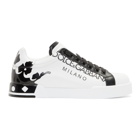 Dolce and Gabbana White Portofino Sneakers