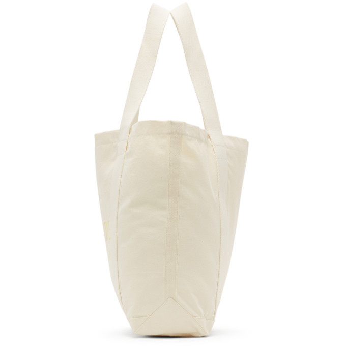 Maison Kitsune Off-White Rainbow Palais Royal Shopping Tote