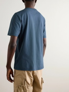 Folk - Garment-Dyed Cotton-Jersey T-shirt - Blue