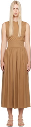 TOTEME SSENSE Exclusive Brown Tee Midi Dress