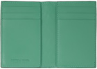 Bottega Veneta Green Intrecciato Card Holder