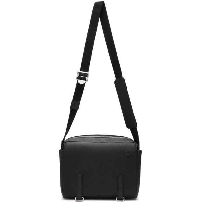 Photo: Loewe Black Small Military Messenger Bag