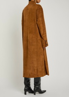 Stouls Corleone Suede Trench Coat Tan