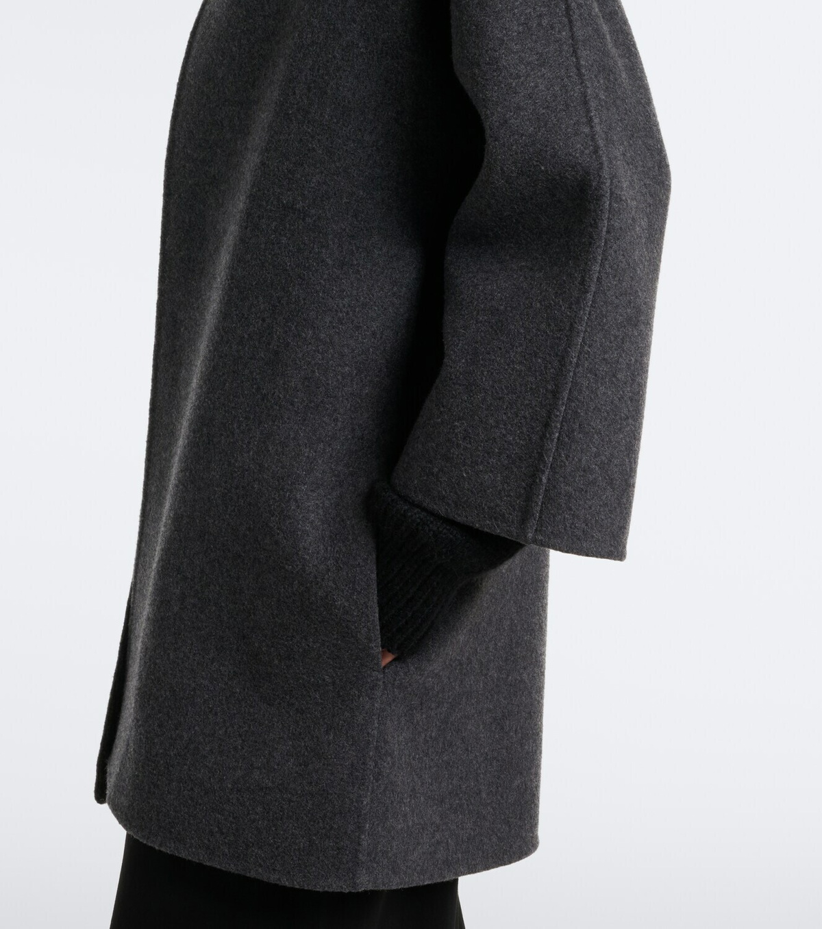 The Row Cove oversized cashmere and wool coat
