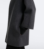 The Row Cove oversized cashmere and wool coat