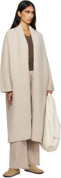 Lauren Manoogian Off-White Long Shawl Cardigan