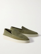 Fear of God - Reverse Suede Loafers - Green