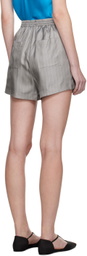 Silk Laundry Gray Slouch Shorts