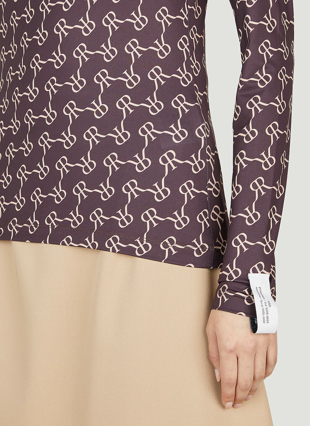 rokh Two Tone Logo Top