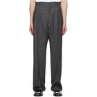 Balenciaga Grey Baggy Tailored Trousers