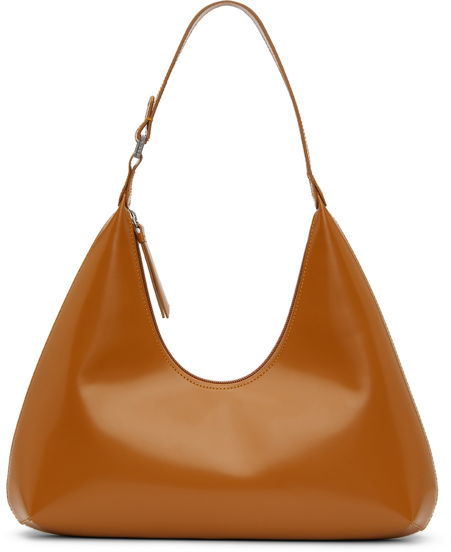 BY FAR Tan Amber Shoulder Bag