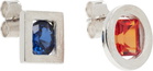 Bleue Burnham Silver Opposite Earrings