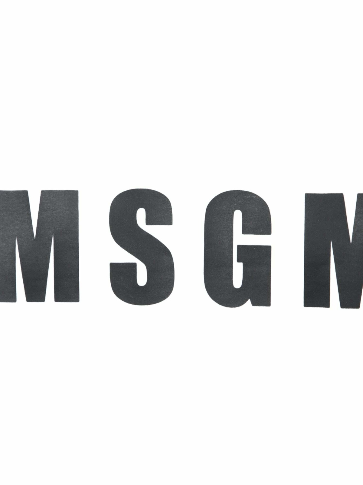 MSGM Logo White T-shirt