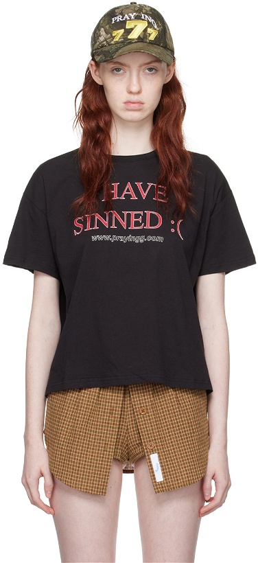 Photo: Praying Black 'I Have Sinned' T-Shirt