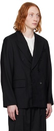 Our Legacy Black Unconstructed DB Blazer