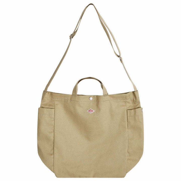 Photo: Danton Men's 2-Way Tote Bag in Beige 