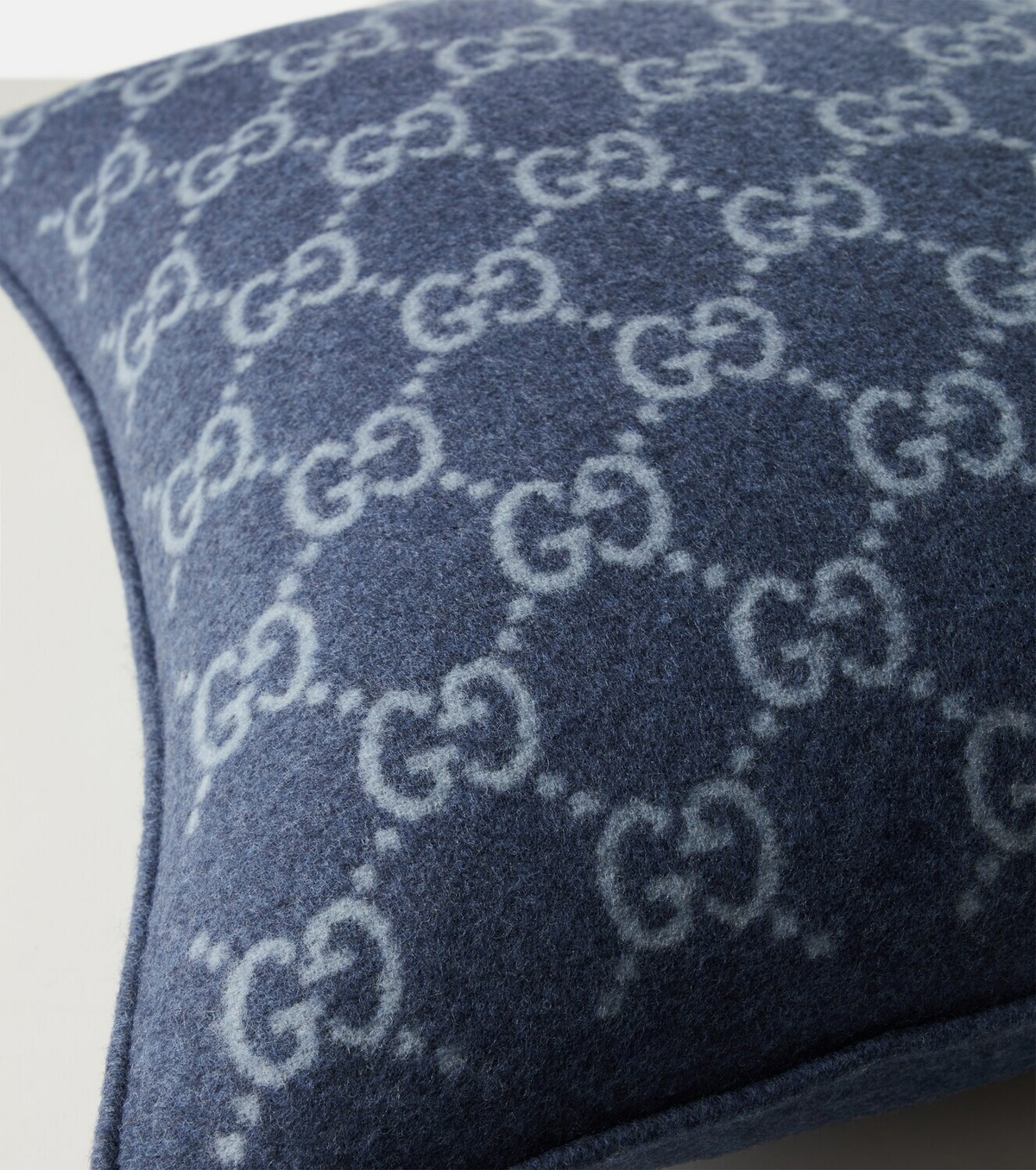 Gucci GG jacquard wool and cashmere cushion