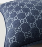 Gucci GG jacquard wool and cashmere cushion
