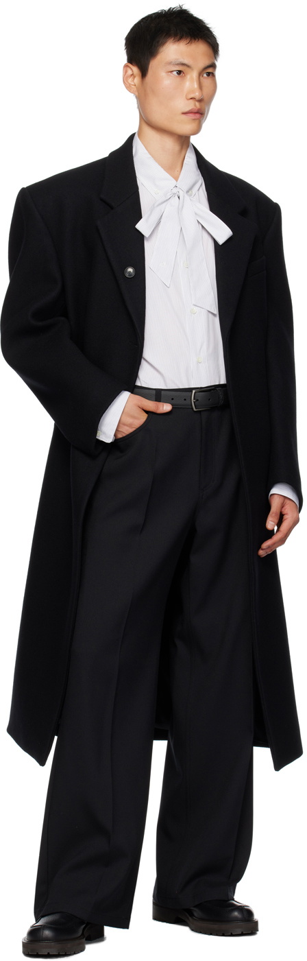 Recto Black Heavy Coat