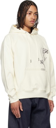 WOOYOUNGMI Off-White Flower Back Logo Hoodie