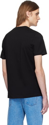 BOSS Black Curved-Logo Print T-shirt