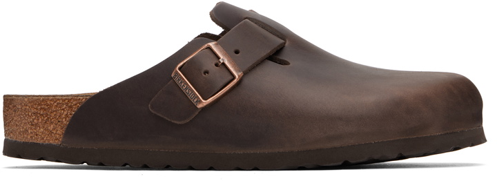 Photo: Birkenstock Brown Regular Boston Slip-on Loafers