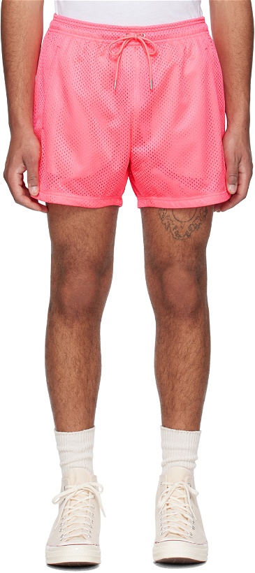 Photo: Second/Layer Pink Drawstring Shorts