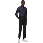 PS by Paul Smith Navy Plaid Trousers