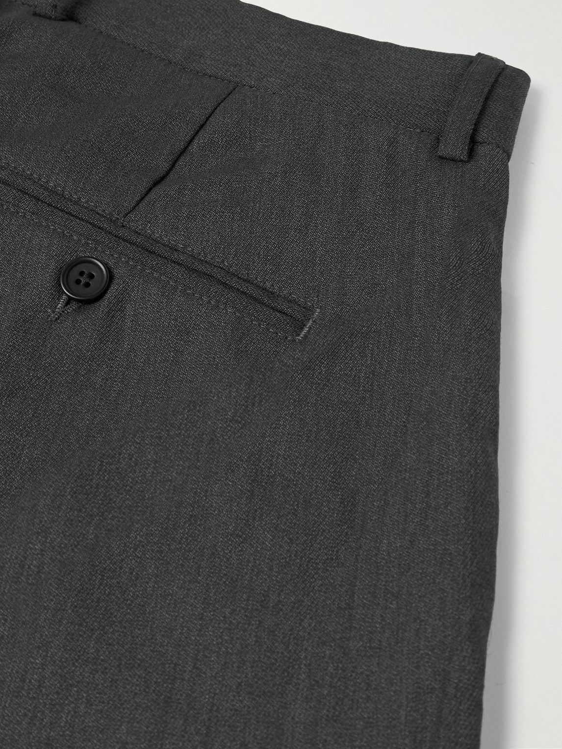 mfpen - Service Pleated Wool Trousers - Gray