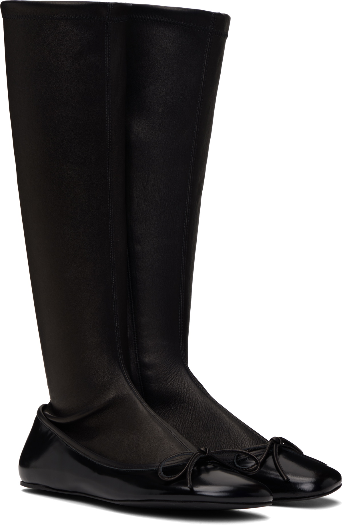 ABRA Black Ballerina Tall Boots