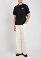 Amiri Spirit Logo-appliquéd Cotton T-shirt Black