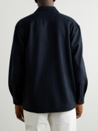 Ghiaia Cashmere - Wool Overshirt - Blue