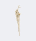 Rabanne Crystal-embellished ear climbers