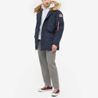 Alpha Industries Men's Polar Jacket in Replica Blue