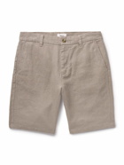 NN07 - Crown 1454 Straight-Leg Linen Shorts - Neutrals