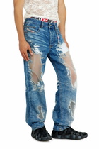 Diesel Regular Jeans Regular Waist 2024 D-Macs - Jeans Mens in Blue
