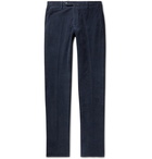 Zanella - Noah Stretch-Cotton Corduroy Trousers - Blue