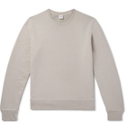 Aspesi - Garment-Dyed Loopback Cotton-Jersey Sweatshirt - Gray