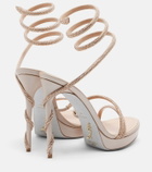Rene Caovilla Margot embellished platform sandals