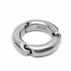 Balenciaga Men's Solid 2.0 Ring in Silver