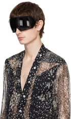 Rick Owens Black Hollywood Kriester Sunglasses