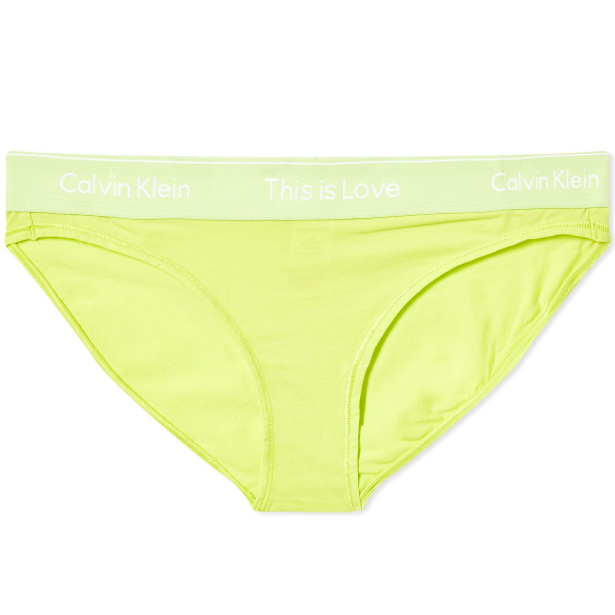Calvin Klein Women's Bikini Pant in Lemon Lime Calvin Klein