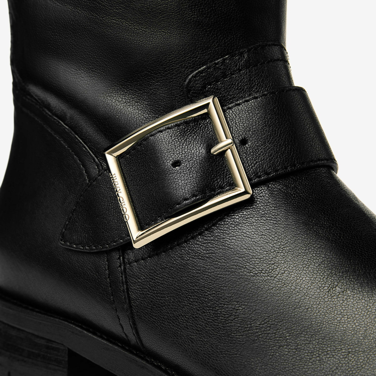 Jimmy Choo Biker Mid Flat Boot