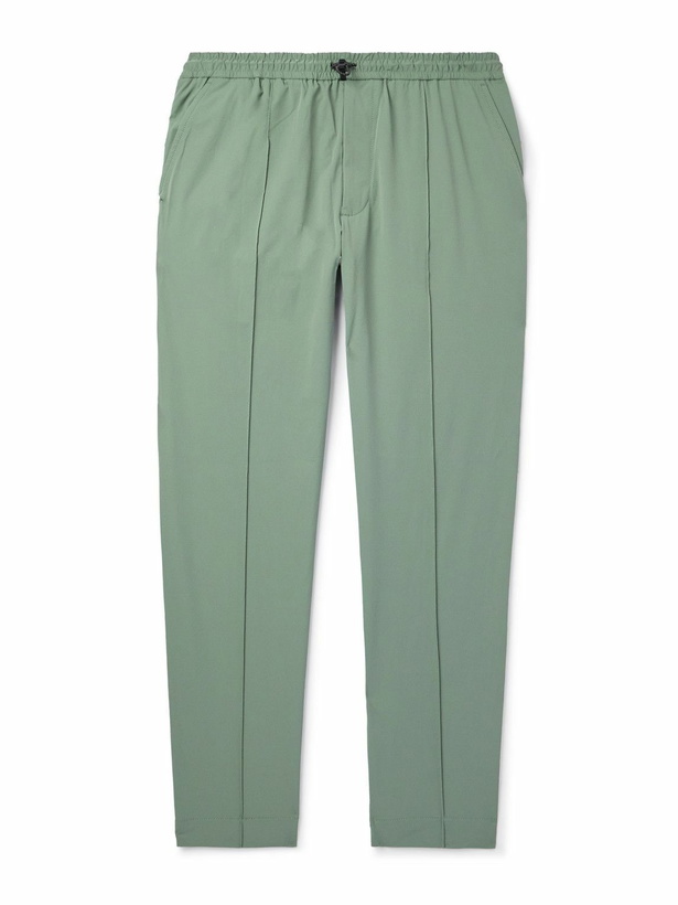 Photo: Club Monaco - Travel Straight-Leg Shell Drawstring Trousers - Green